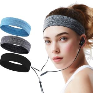 Faixas de suor para mulheres, treino, macias que absorvem o suor, faixa elástica para esportes, corrida, ioga atlética, super absorvente