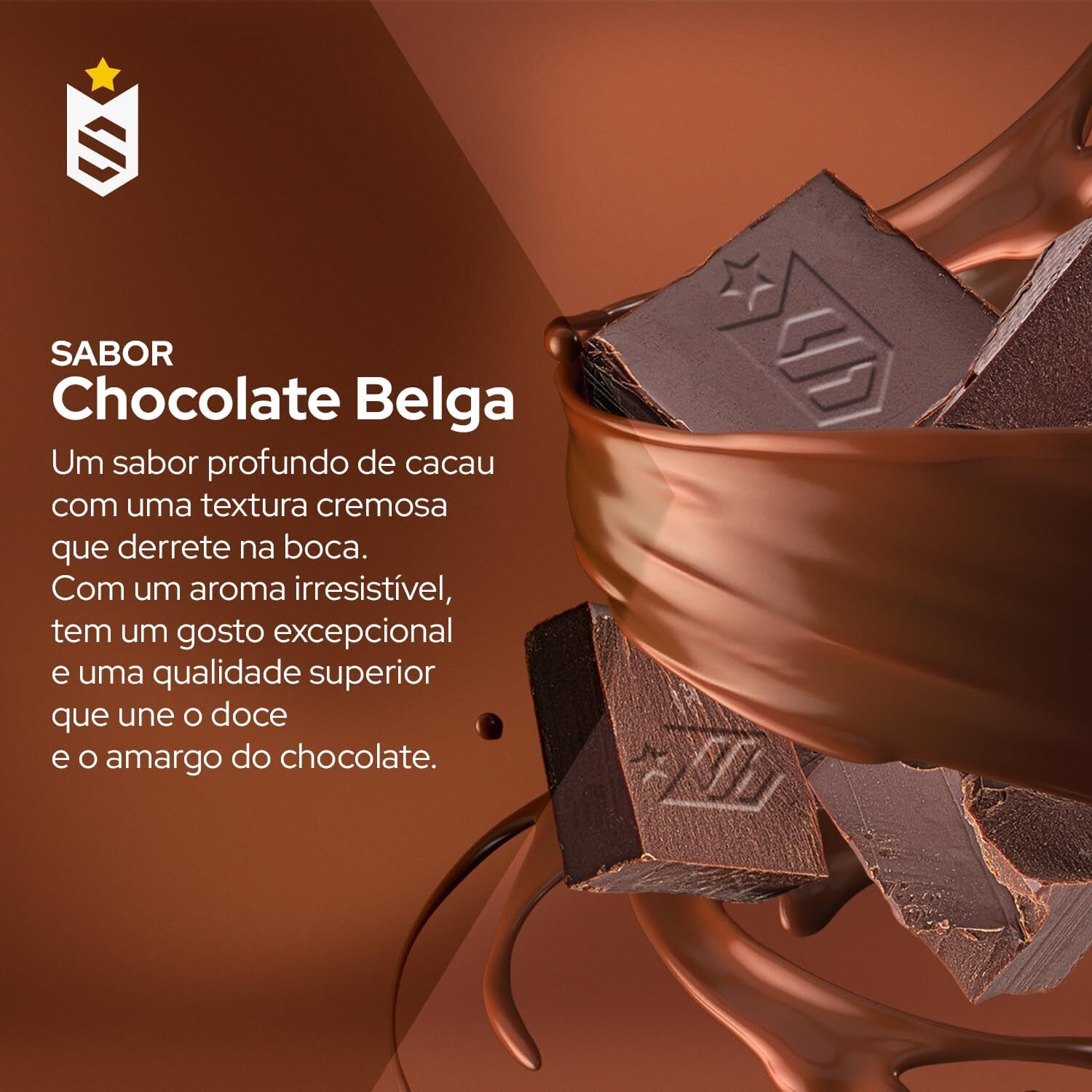 Kit: Whey Protein 1Kg Chocolate Belga + Barrinha Elitebar Pão de Mel 30g Soldiers Nutrition - Imagem 3