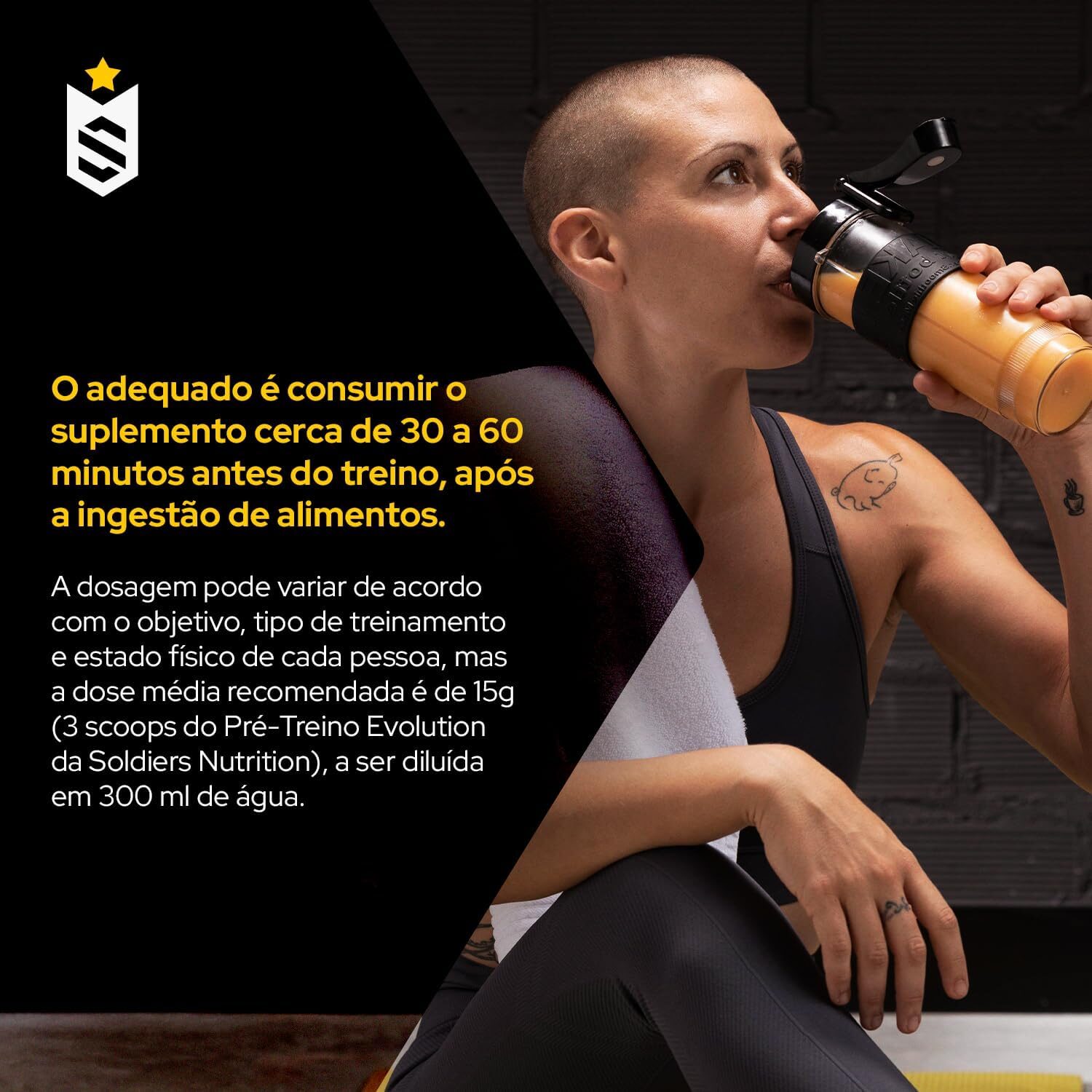 Soldiers Nutrition - Pré-Treino Evolution Pré Workout 300g - (Blueberry) - Imagem 4