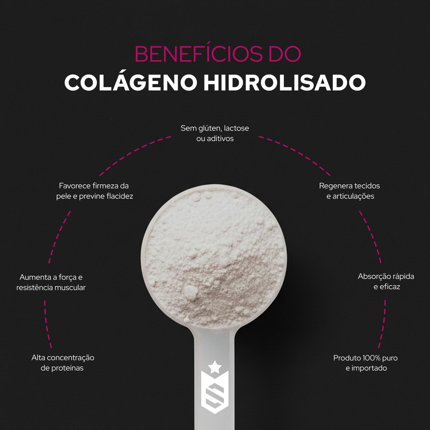 Colágeno Hidrolisado 500g - 100% Puro Importado - Soldiers Nutrition - Imagem 5