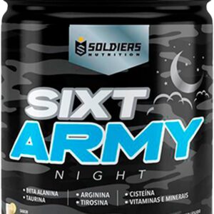 Pré-Treino Sixt Army Nigth 300g - Soldiers Nutrition (300g, Limonada Suiça)