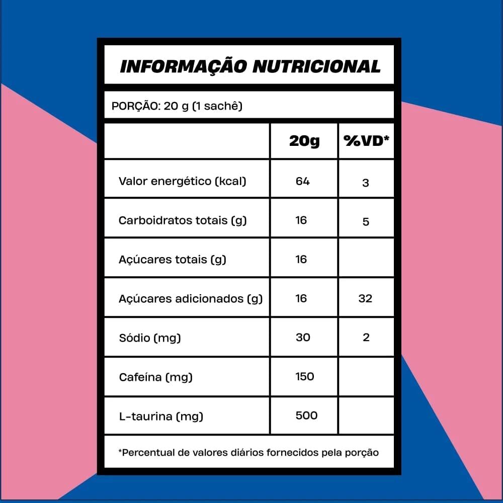 +Mu Pré Treino Exquenta Sabor Amora e Melancia - Display com 15 sachês - 300g - Imagem 2