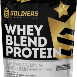 Whey Blend Protein Concentrado e Isolado - 900g - Soldiers Nutrition (900g, Chocolate)