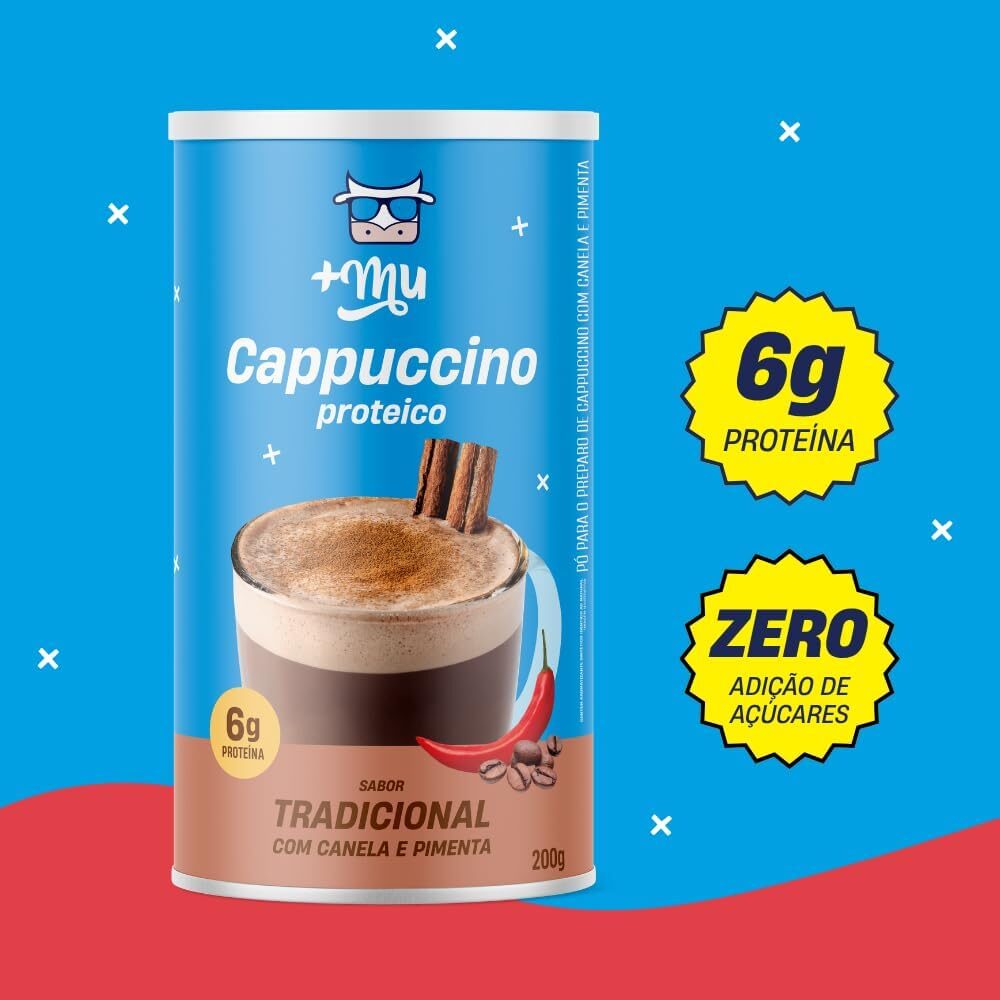 +Mu Cappuccino com Whey - 200g - Imagem 2