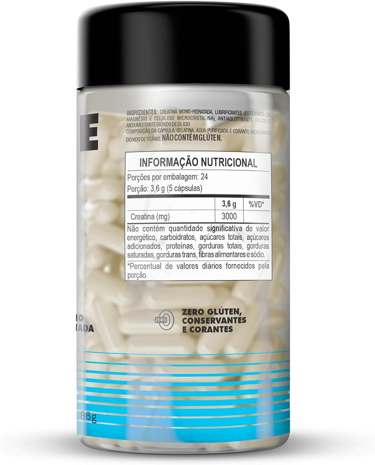 Kit 2x Creatina 100% Pura Monohidratada e Micronizada - Pote 120 Capsulas - Creatine Pure Monohydrate - Importada Alto Grau de Pureza - Original - Imagem 9