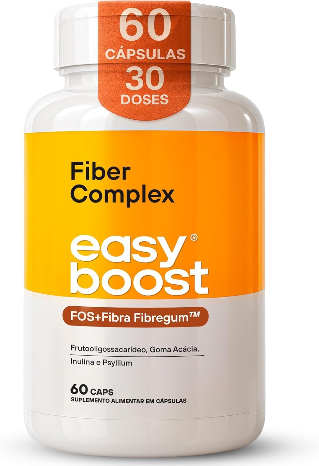 Fiber Complex Easy Boost Fibra Fibregum Psyllium Fos 60 Caps – S2 Sports
