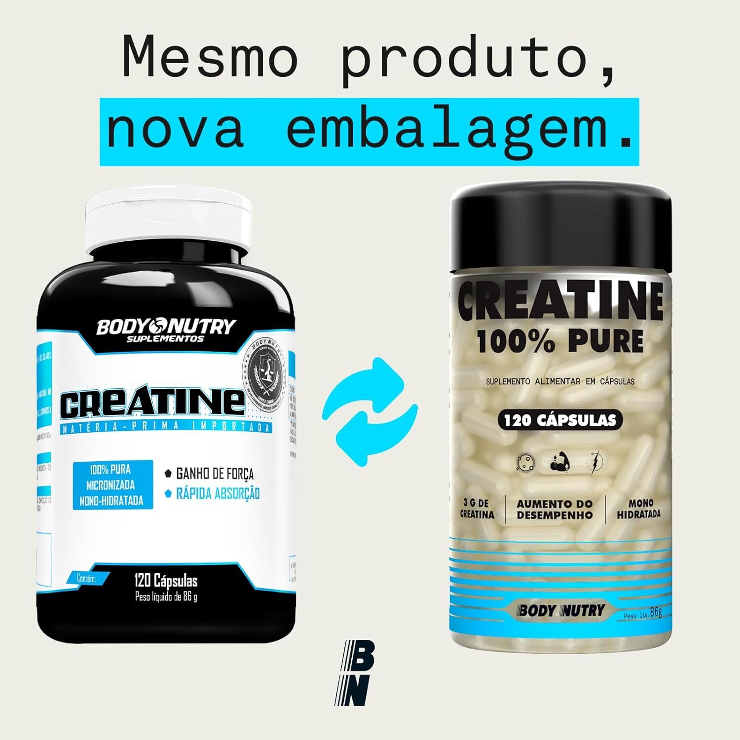 Kit 2x Creatina 100% Pura Monohidratada e Micronizada - Pote 120 Capsulas - Creatine Pure Monohydrate - Importada Alto Grau de Pureza - Original - Imagem 2