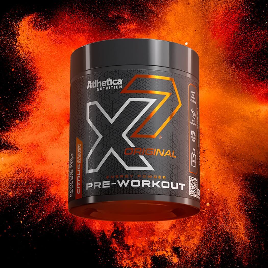 X7 Original Pre-Workout (300g), Citrus Orange & Lemon - Imagem 3