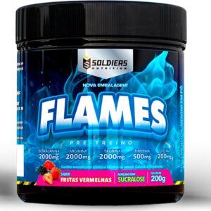 Pré-Treino Flames Frutas Vermelha 200g - Soldiers Nutrition