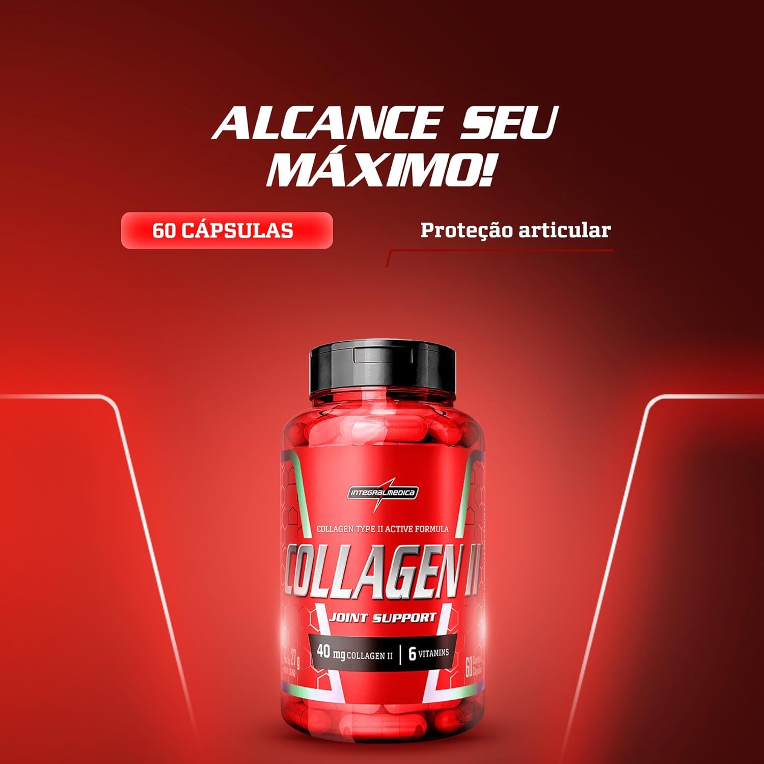 Colágeno Tipo 2 60 Cápsulas – Saúde Articular e Mobilidade – Integralmedica - Imagem 2