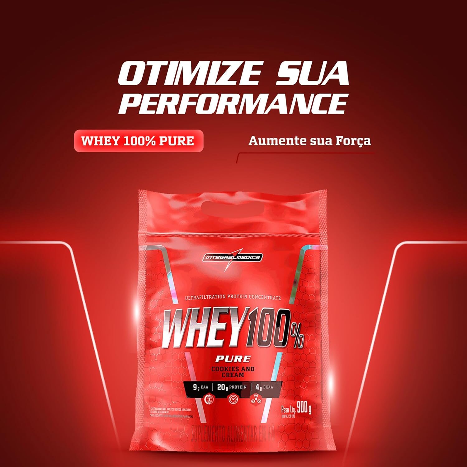 Whey 100% Pure Refil (900G), Integralmédica - Imagem 2