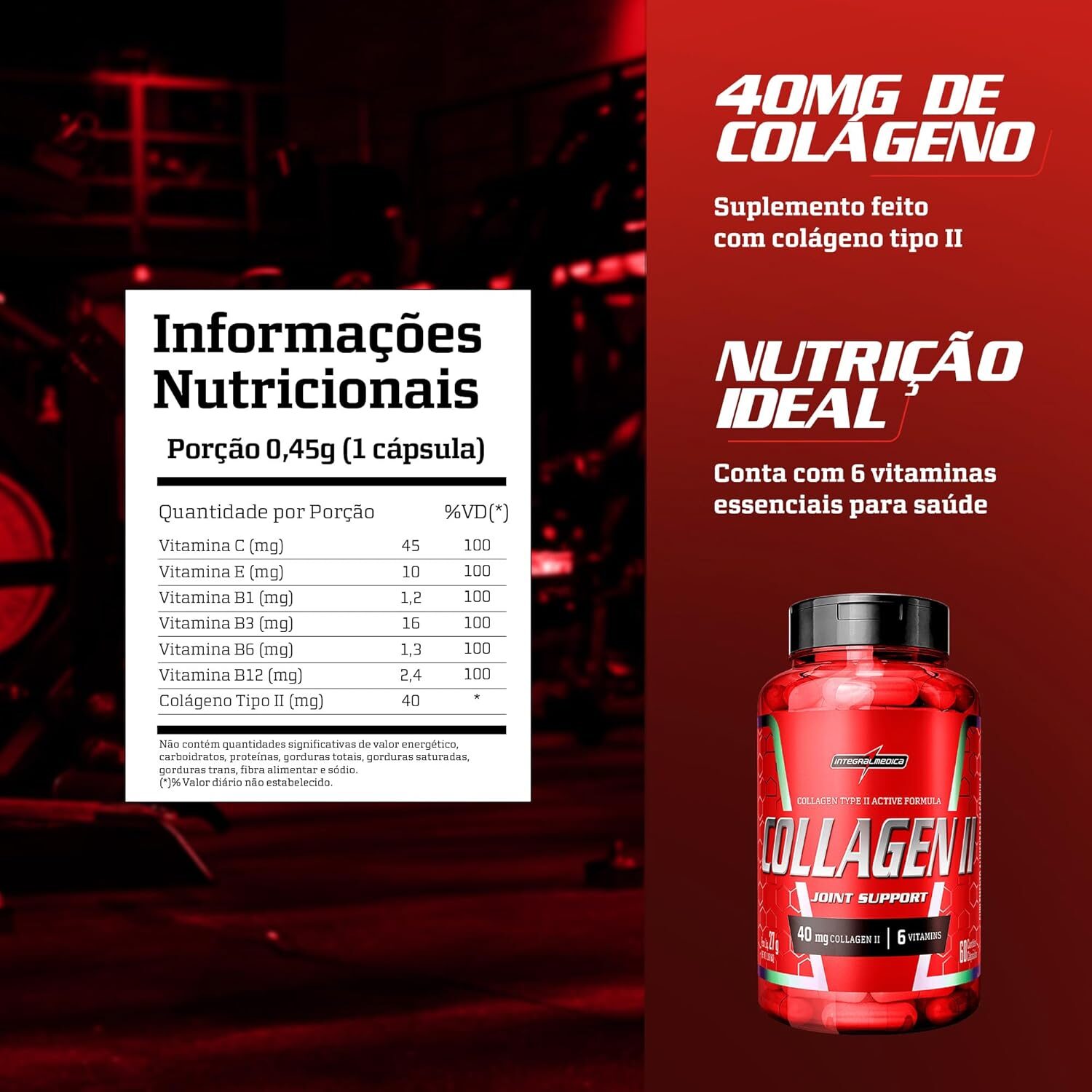 Colágeno Tipo 2 60 Cápsulas – Saúde Articular e Mobilidade – Integralmedica - Imagem 3