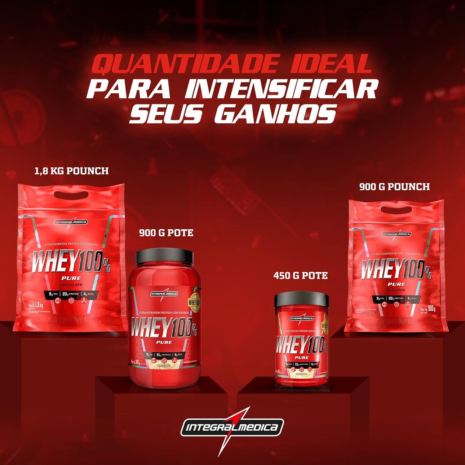 Whey 100% Pure Refil (900G), Integralmédica - Imagem 6