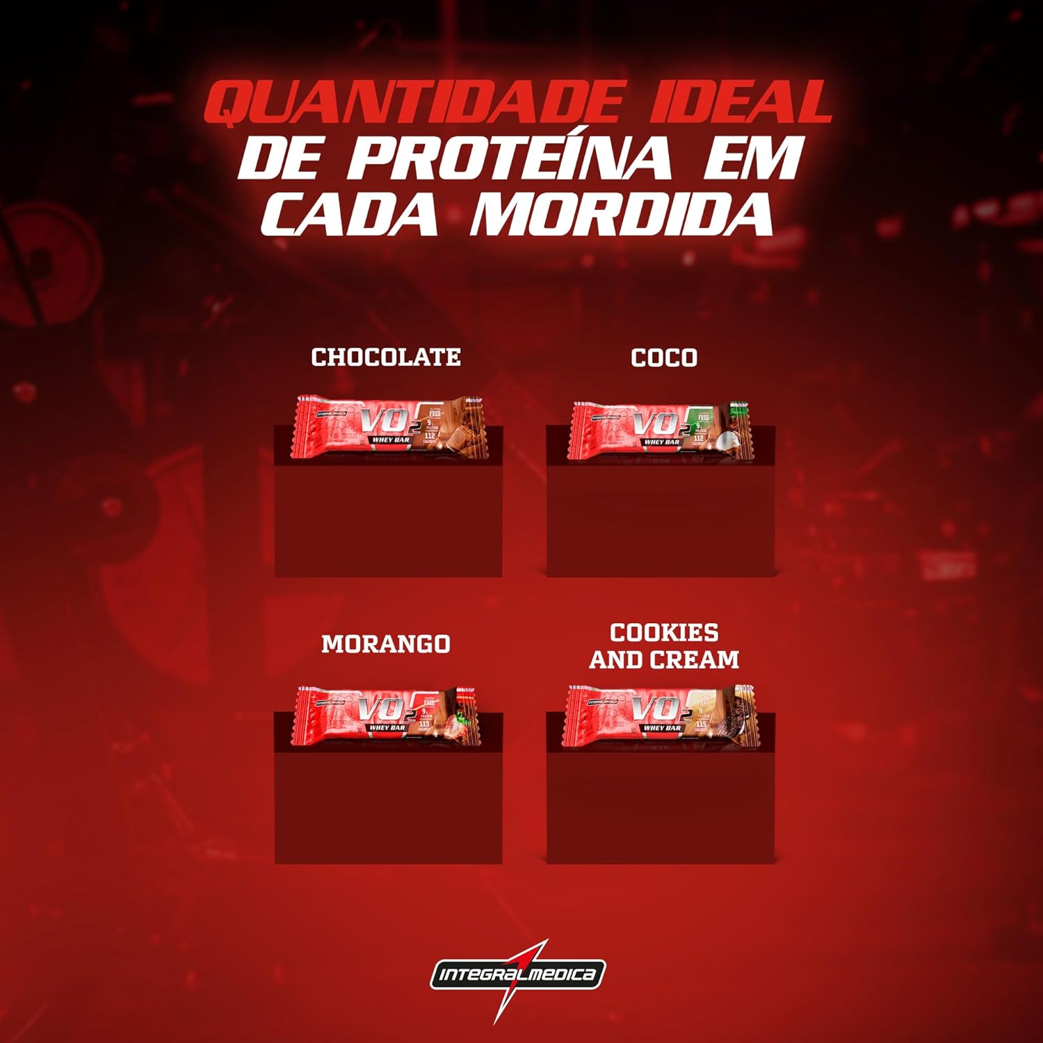 Vo2 Protein Bar Chocolate - 12un - Imagem 6