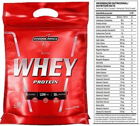 Kit Nutri Whey 900g Chocolate Refil + Creatina 150g - Integralmedica - Imagem 2