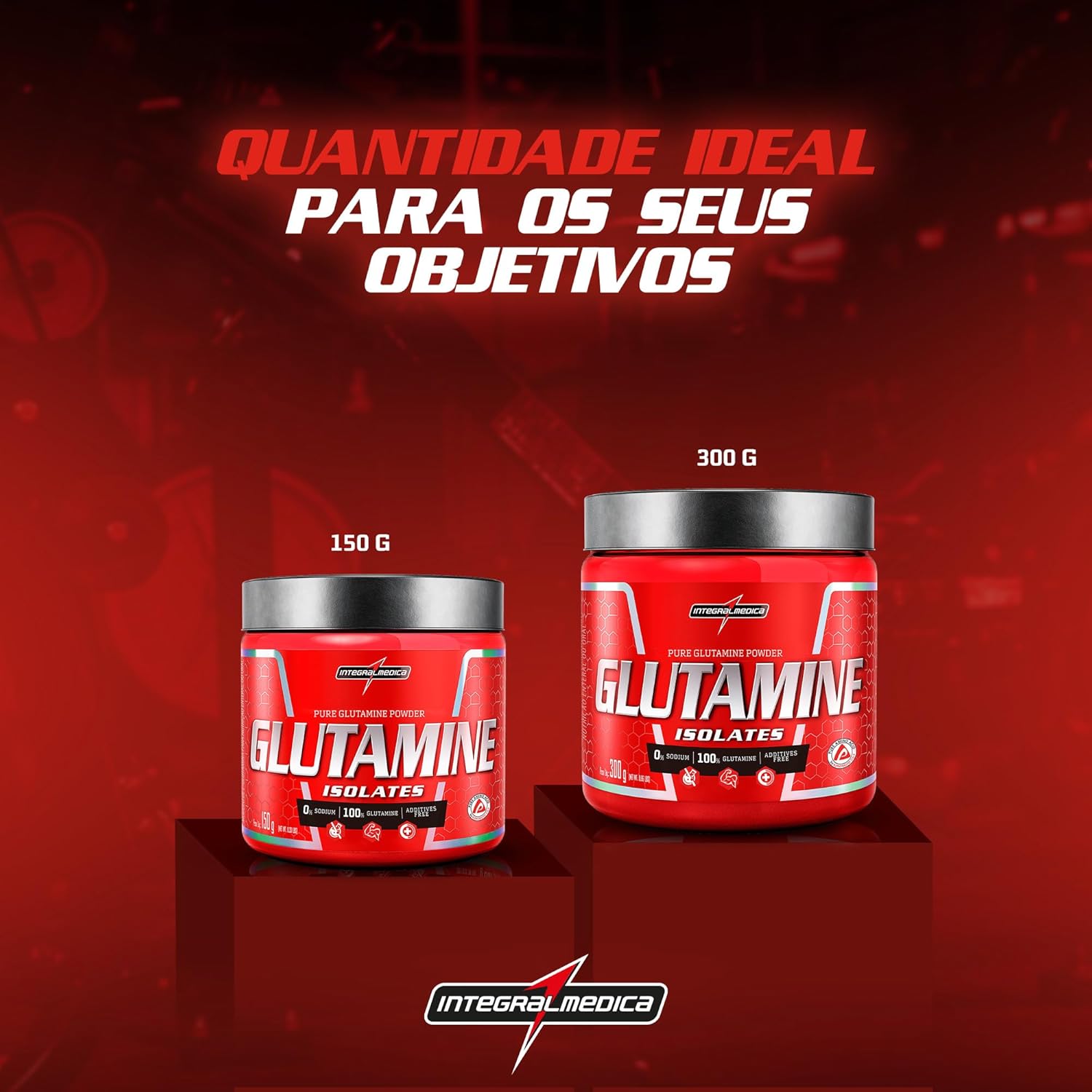 Glutamine 150g - L-glutamina Isolada 100% Sem Sabor - Integralmédica - Imagem 6