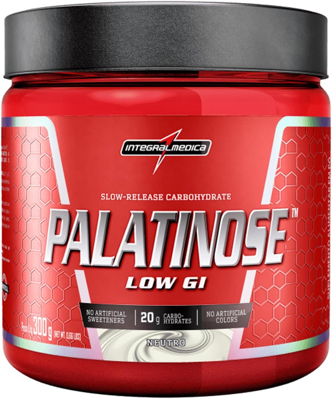 Carboidrato de Baixo Índice Glicêmico Palatinose 300g – Energia e Desempenho – Para Potencializar Seus Treinos – Integralmedica