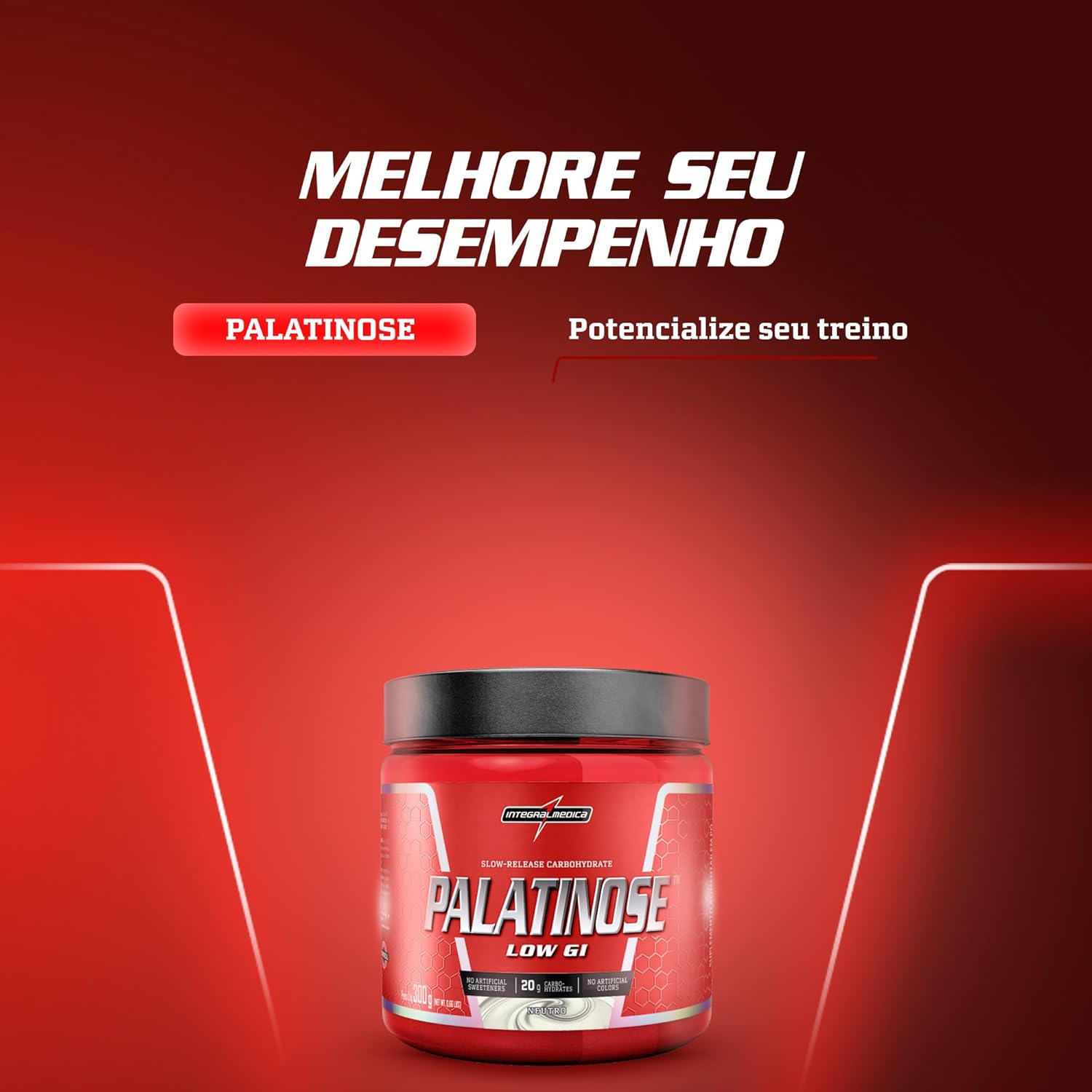 Carboidrato de Baixo Índice Glicêmico Palatinose 300g – Energia e Desempenho – Para Potencializar Seus Treinos – Integralmedica - Imagem 2