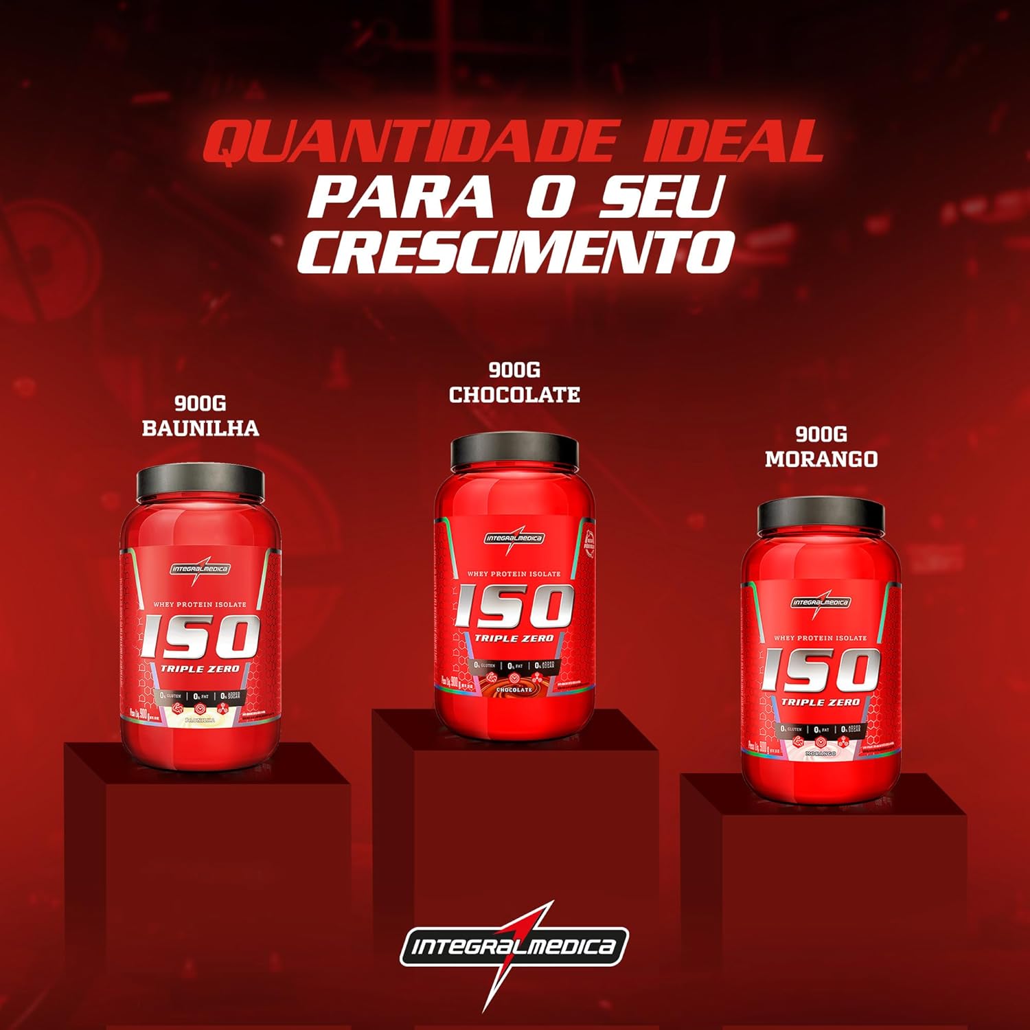 Whey Protein Isolado - Chocolate - 900g - Integralmédica - Imagem 6