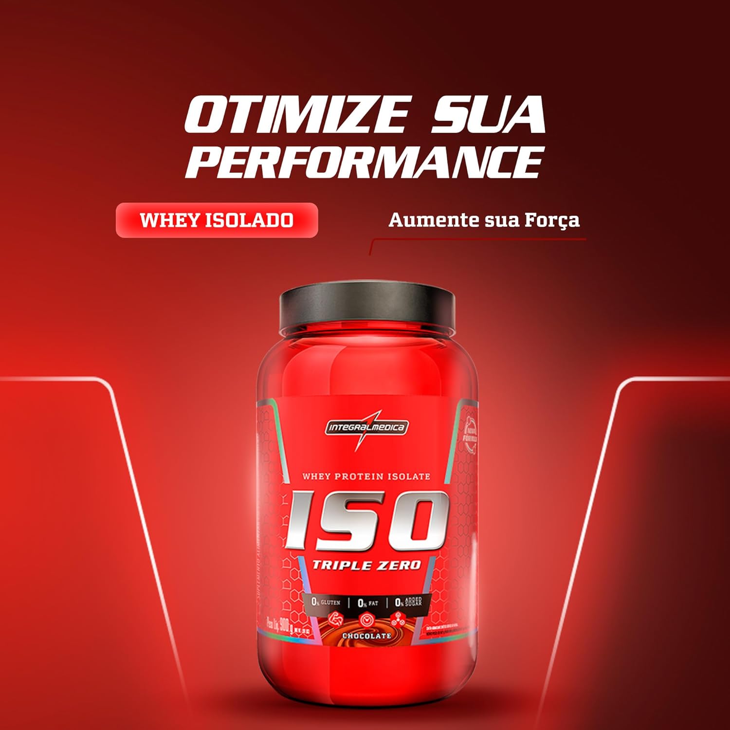 Whey Protein Isolado - Chocolate - 900g - Integralmédica - Imagem 2