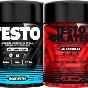 Kit Testo Pote 60 Capsulas + Testo Dilated Pote 60 Capsulas