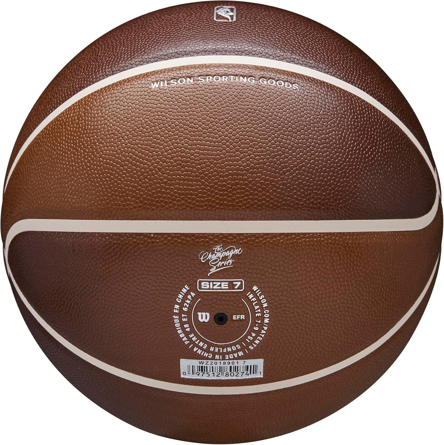 'Wilson NBA Champagne Series Basketballs - Size 7-29.5''' - Imagem 6