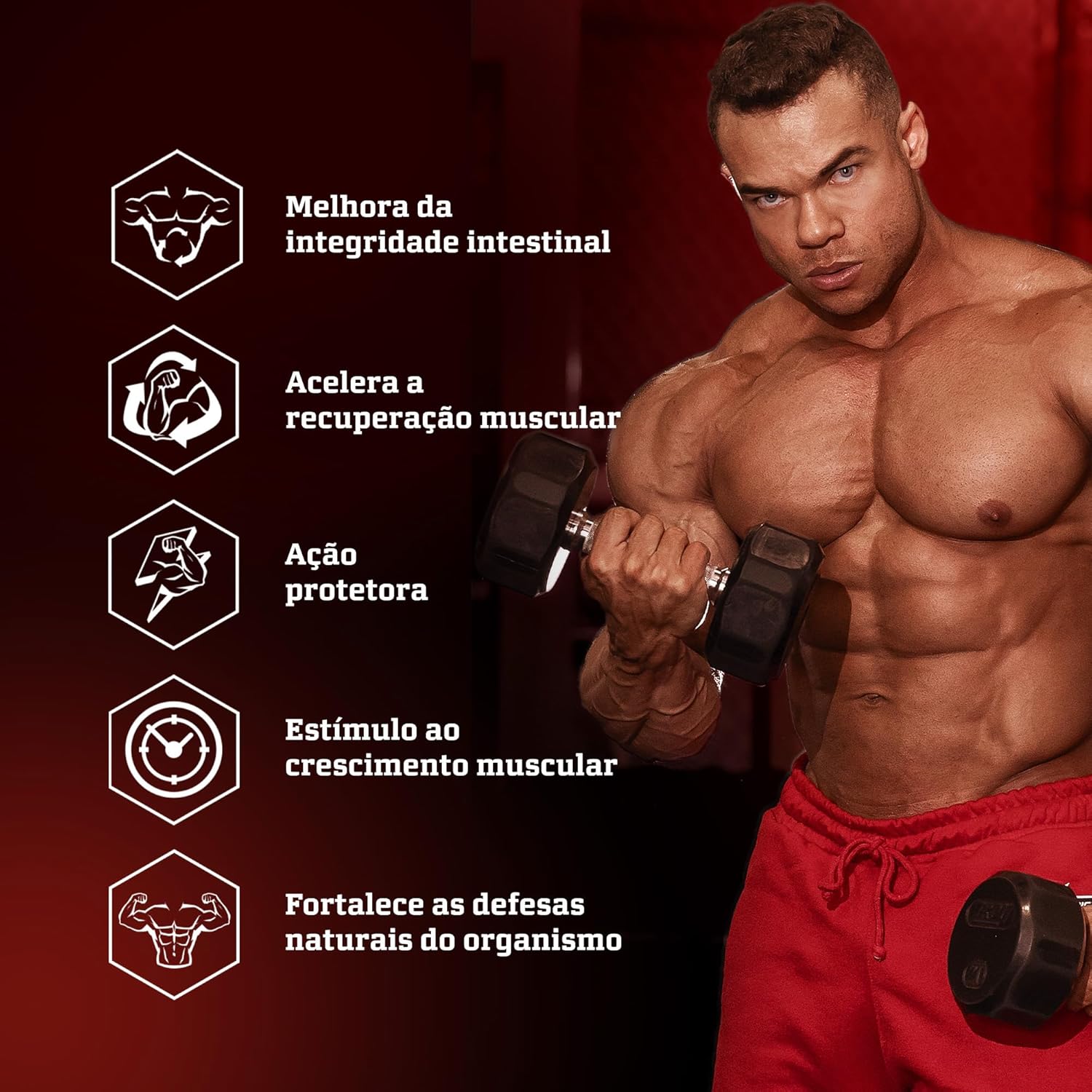 Glutamine 150g - L-glutamina Isolada 100% Sem Sabor - Integralmédica - Imagem 4